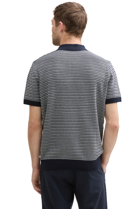 Tom Tailor twotone structured knit polo